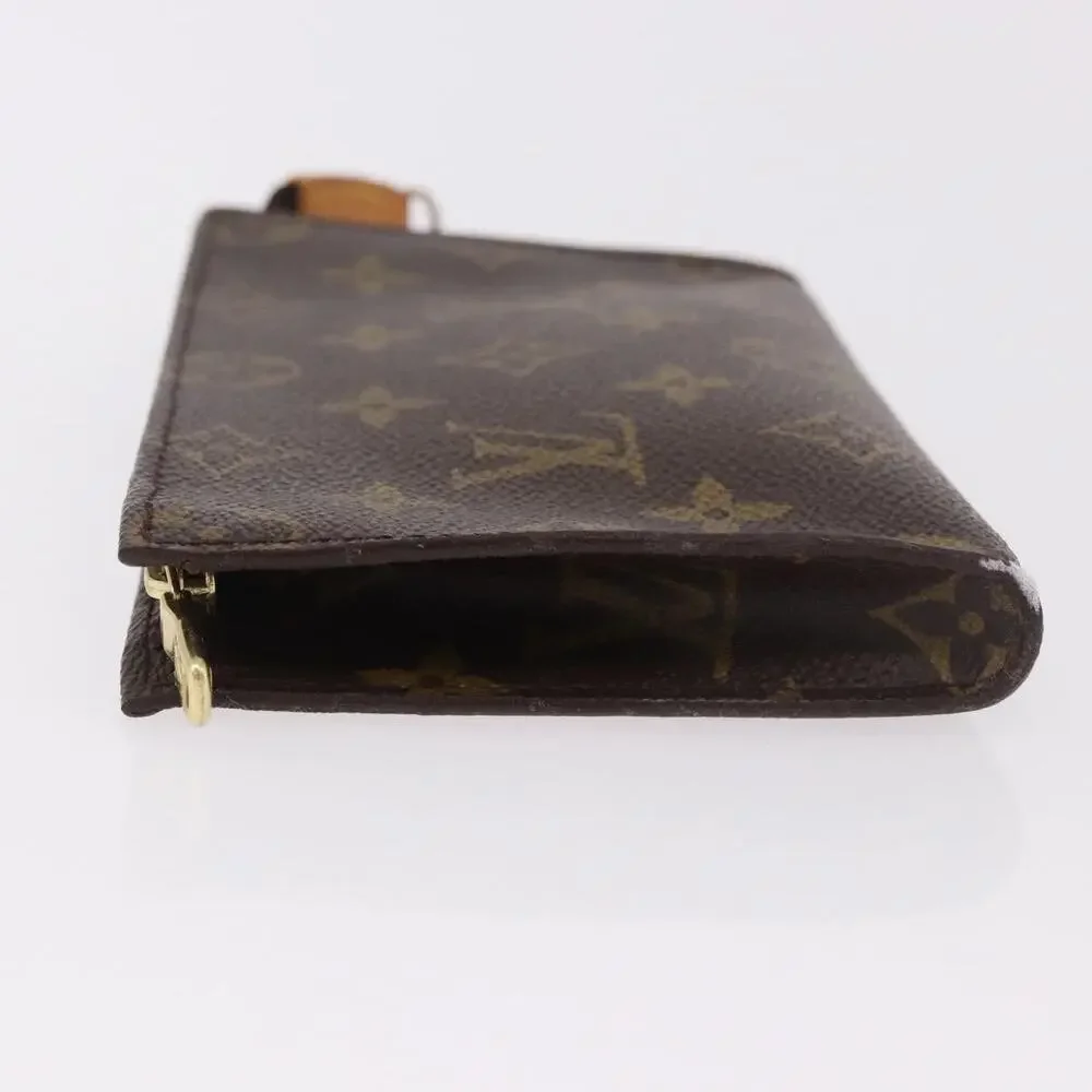 Louis Vuitton Monogram Bucket PM Accessory Pouch Brown